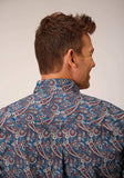 Roper Mens Long Sleeve Button Independence Foulard Western Shirt - Roper - Flyclothing LLC