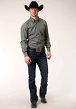 Roper Mens Long Sleeve Button Forest Foulard Western Shirt - Roper - Flyclothing LLC