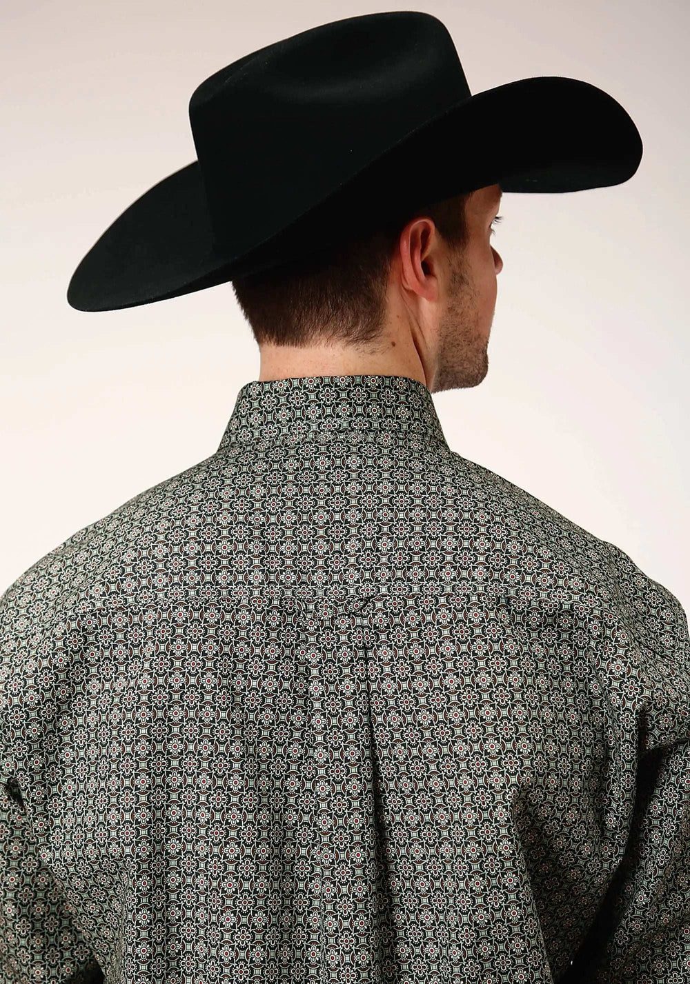 Roper Mens Long Sleeve Button Forest Foulard Western Shirt - Roper - Flyclothing LLC