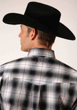 Roper Mens Long Sleeve Button Black Hills Plaid Western Shirt - Roper - Flyclothing LLC