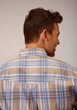 Roper Mens Long Sleeve Button Sandy Plaid Western Shirt - Roper - Flyclothing LLC