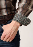 Roper Mens Long Sleeve Button Pinewood Plaid Western Shirt - Roper - Flyclothing LLC