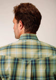 Roper Mens Long Sleeve Button Sand Dune Plaid Western Shirt - Roper - Flyclothing LLC