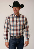 Roper Mens Long Sleeve Button Red Canyon Plaid Western Shirt - Roper - Flyclothing LLC
