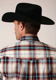 Roper Mens Long Sleeve Button Red Canyon Plaid Western Shirt - Roper - Flyclothing LLC