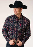 Roper Mens Long Sleeve Snap Blanket Stripe Western Shirt - Roper - Flyclothing LLC