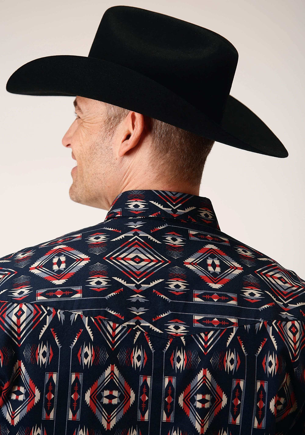 Roper Mens Long Sleeve Snap Blanket Stripe Western Shirt - Roper - Flyclothing LLC