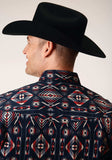 Roper Mens Long Sleeve Snap Blanket Stripe Western Shirt - Roper - Flyclothing LLC