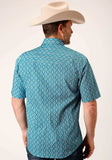 Roper Mens Short Sleeve Snap Victorian Foulard Western Shirt - Roper - Flyclothing LLC