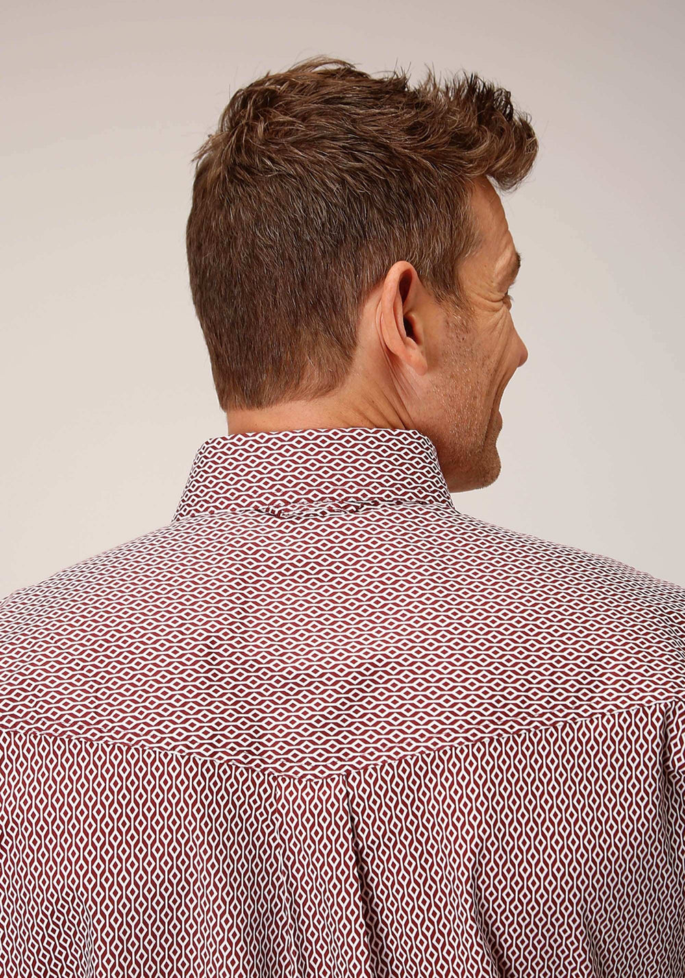 Roper Mens Short Sleeve Button Climbing Diamond Western Shirt - Roper - Flyclothing LLC