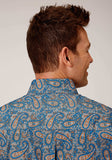 Roper Mens Short Sleeve Button Amarillo Paisley Western Shirt - Roper - Flyclothing LLC