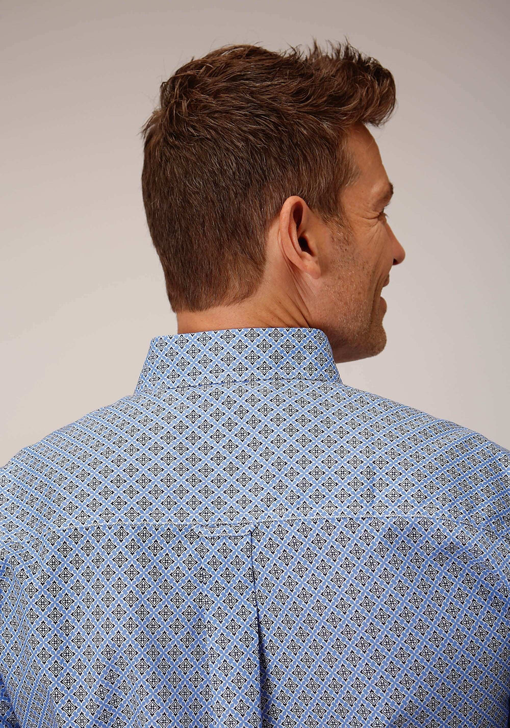 Roper Mens Short Sleeve Button Thistle Foulard Western Shirt - Roper - Flyclothing LLC