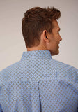 Roper Mens Short Sleeve Button Thistle Foulard Western Shirt - Roper - Flyclothing LLC