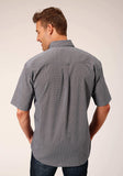 Roper Mens Short Sleeve Button Classic Geo Western Shirt - Roper - Flyclothing LLC