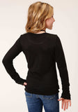 Roper Girls Long Sleeve Knit Poly Rayon Jersey Long Sleeve T T-Shirt - Roper - Flyclothing LLC