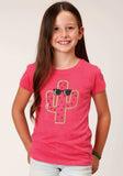 Roper Girls Short Sleeve Knit Watermelon Pi Poly Rayon Short Sleeve T T-Shirt - Roper - Flyclothing LLC