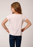 Roper Girls Cotton Milange Short Sleeve Knit T-Shirt - Roper - Flyclothing LLC
