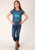 Roper Girls Short Sleeve Knit Poly Rayon Jersey Short Sleeve T Tshirt - Roper - Flyclothing LLC
