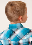 Roper Boys Long Sleeve Snap Deep Pool Ombre Western Shirt - Roper - Flyclothing LLC