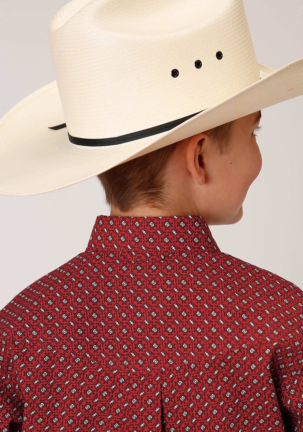 Roper Boys Long Sleeve Button Victorian Foulard Western Shirt - Roper - Flyclothing LLC