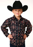 Roper Boys Long Sleeve Snap Blanket Stripe Western Shirt - Roper - Flyclothing LLC