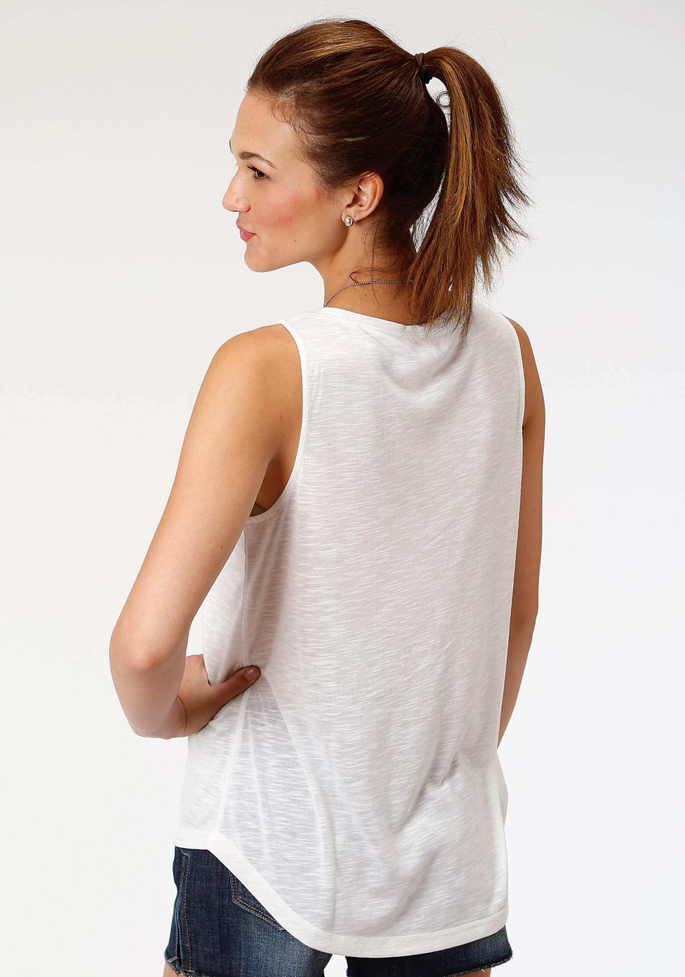 Roper Womens Red Whit And Blue Sleveless Top - Roper - Flyclothing LLC