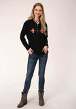 Roper Womens Screen On Left Right Chest Long Sleeve Knit Top - Roper - Flyclothing LLC