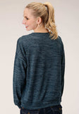 Roper Womens Long Sleeve Knit Poly Cotton Sweater Knit Top Top - Roper - Flyclothing LLC