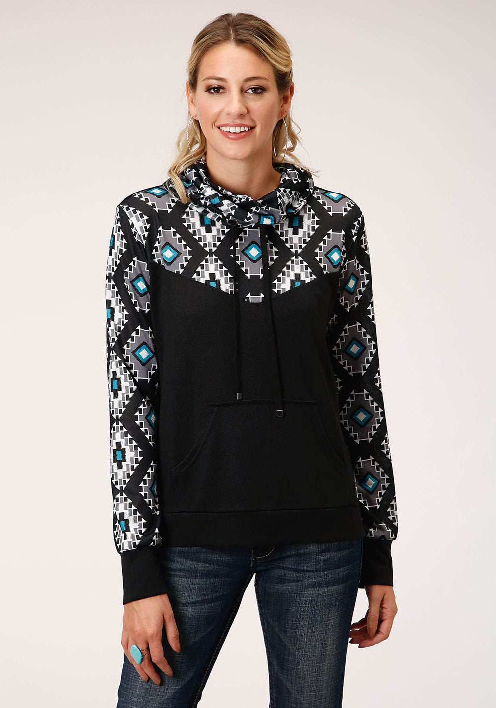 Roper Womens Long Sleeve Knit Sweater Knit Pullover Top Top - Roper - Flyclothing LLC