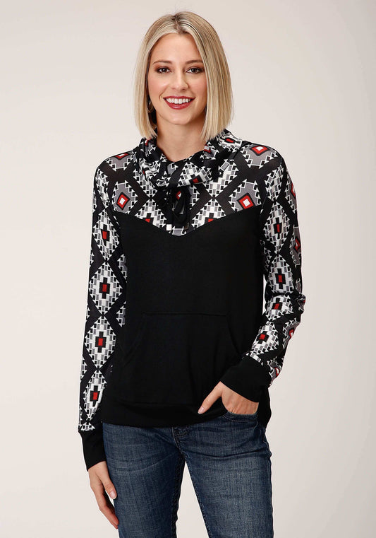 Roper Womens Long Sleeve Knit Cowl Neck Pullover Top Top - Roper - Flyclothing LLC