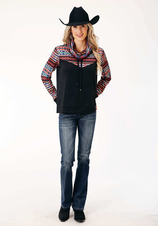 Roper Womens Long Sleeve Knit Cowl Neck Pullover Sweater Knit Top - Roper - Flyclothing LLC