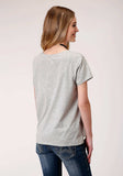 Roper Womens Short Sleeve Knit Poly Rayon Jersey Tee Top - Roper - Flyclothing LLC