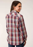 Roper Womens Long Sleeve Snap Honor Plaid Western Shirt - Roper - Flyclothing LLC
