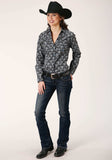 Roper Womens Long Sleeve Snap Starry Night Paisley Western Shirt - Roper - Flyclothing LLC