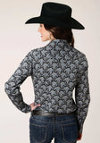 Roper Womens Long Sleeve Snap Starry Night Paisley Western Shirt - Roper - Flyclothing LLC
