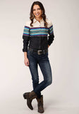 Roper Womens Long Sleeve Snap Greenline Serape Border Western Shirt - Roper - Flyclothing LLC