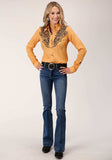 Roper Womens Long Sleeve Snap Rayon Challis Button Down Western Shirt - Roper - Flyclothing LLC