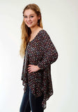 Roper Womens Multicolored Print Long Sleeve Tunic Length Western Shirt - Roper - Flyclothing LLC