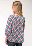 Roper Womens Long Sleeve Western Shirt Five Star Collection Fall I Desert Sunrise Plaid - Roper - Flyclothing LLC