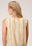 Roper WOMENS SLEEVELESS SOUTHWEST WALLPAPER PRINT BLOUSE - Roper - Flyclothing LLC