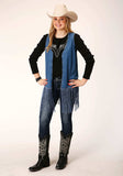 Roper WOMENS DENIM VEST ABOVE THE KNEE LENGTH - Roper - Flyclothing LLC