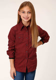 Roper Girls Long Sleeve Snap Tribal Geo Print Western Shirt - Roper - Flyclothing LLC