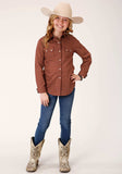 Roper Girls Long Sleeve Snap Arrow Geo Western Shirt - Roper - Flyclothing LLC