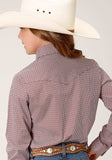 Roper Girls Long Sleeve Snap Climbing Diamond Western Shirt - Roper - Flyclothing LLC