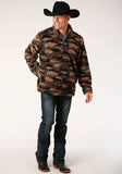 Roper Mens Camo Print Polar Fleece Pullover - Roper - Flyclothing LLC
