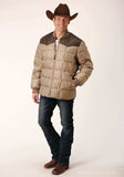 Roper Mens Quilted Polyfilled Jacket - Roper - Flyclothing LLC