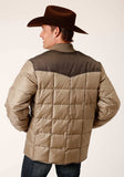Roper Mens Quilted Polyfilled Jacket - Roper - Flyclothing LLC