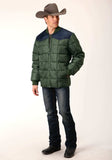 Roper Mens Quilted Polyfilled Jacket - Roper - Flyclothing LLC