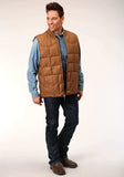 Roper Mens Caramel Men's Vest - Roper - Flyclothing LLC