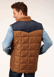 Roper Mens Quilted Polyfilled Vest - Roper - Flyclothing LLC